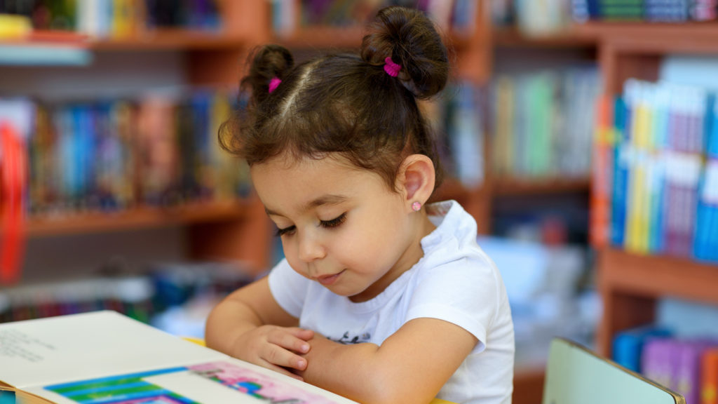 child reading